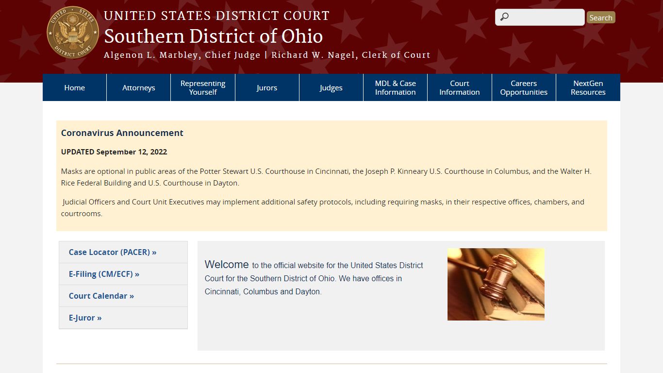 Southern District of Ohio | United States District Court